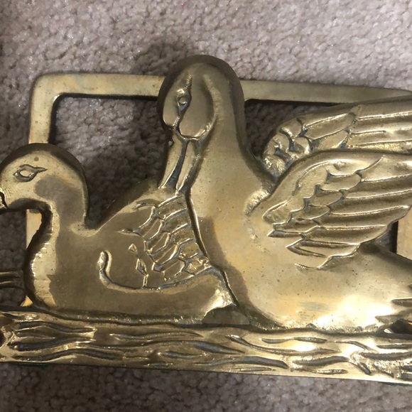 Vintage Solid Brass Napkin or Letter Holder - Picture 4 of 4